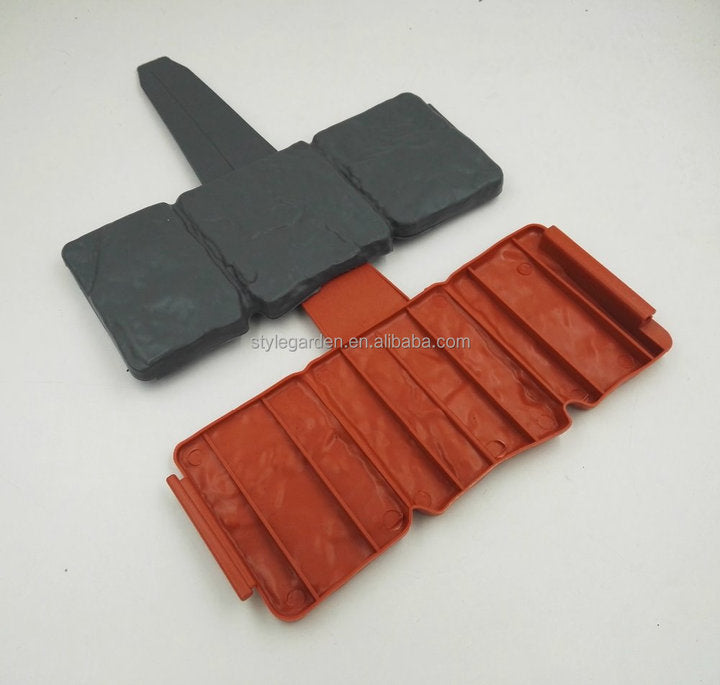 10 Pack Cobbled Stone Effect Garten Jardin Garden Lawn Edging Border