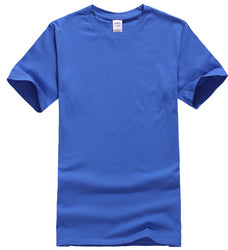 Free shipping mix size color high quality 100% premium cotton t-shirt , custom print men t shirt with your logo or design print
