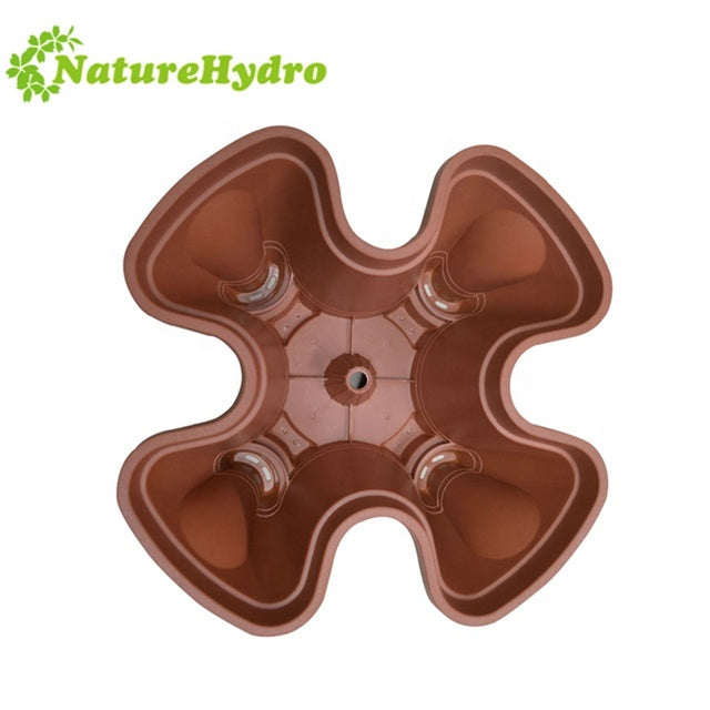 Hydroponic Stackable Plastic Garden Pots Planter