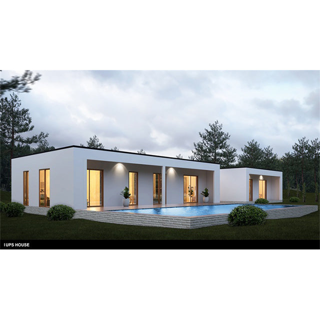 Prefab Houses in the Philippines Steel Frame & Concrete with Sandwich Panel Material for Carport Use