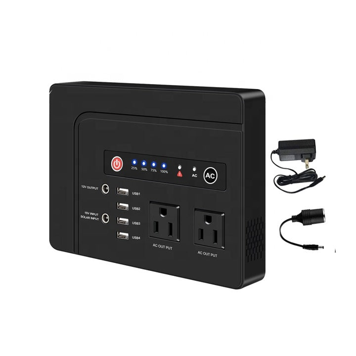 200W Green Energy System Portable Travel Backup Power Station Solar Powered Generators