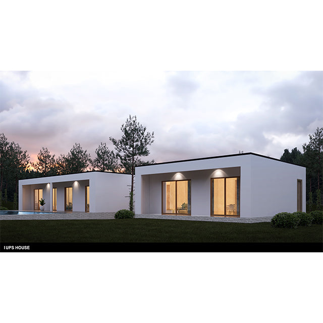 Prefab Houses in the Philippines Steel Frame & Concrete with Sandwich Panel Material for Carport Use