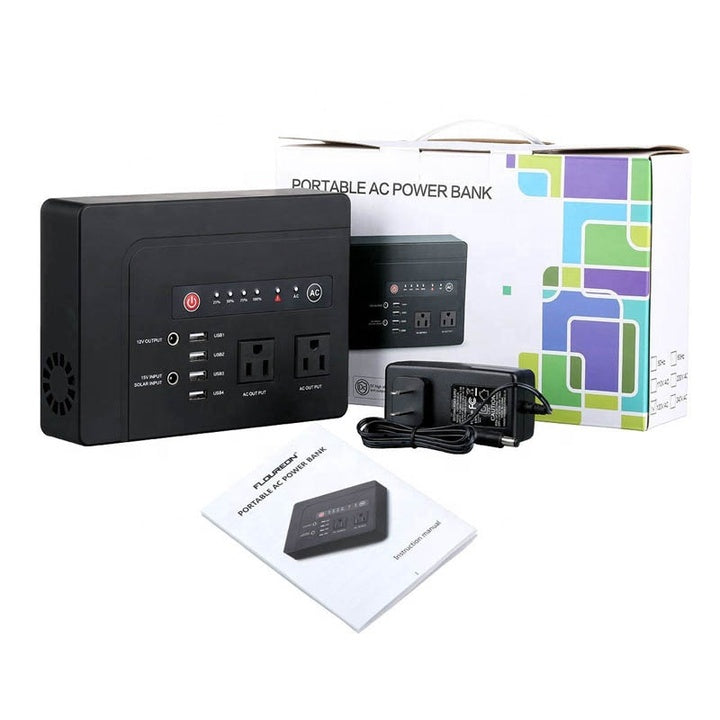 200W Green Energy System Portable Travel Backup Power Station Solar Powered Generators
