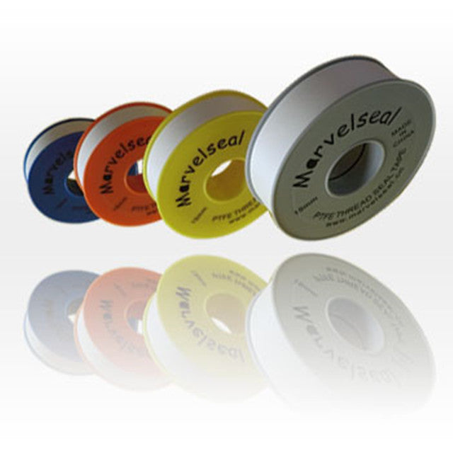 Marvelseal 19mm PTFE Thread Seal Tape () for Gas Plumbing ROHS Certified Aging Resistance
