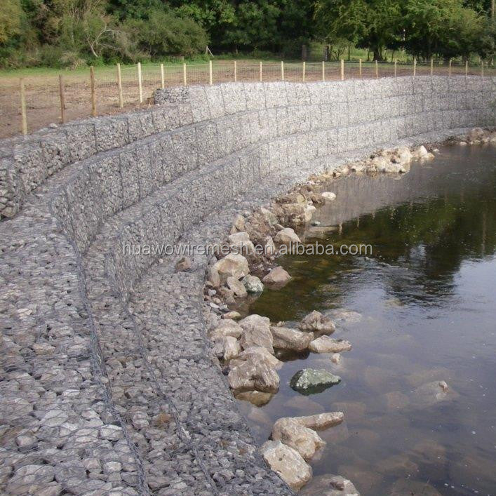 Galvanized Gabion Stone Retaining Wall Cheap Steel Wire Mesh PVC Coating Hexagonal Hole Shape Welded Cut Size Processed Service