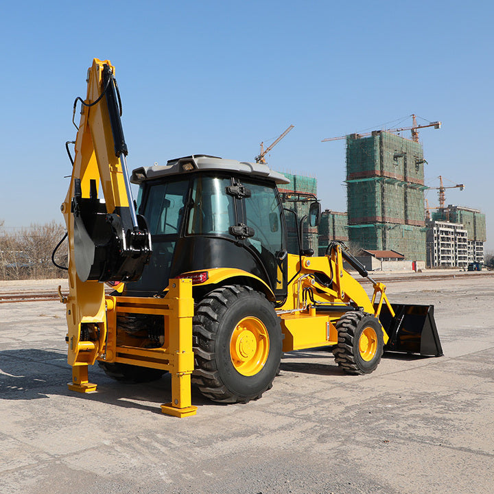 Multi Functional Retroexcavadora WZ40-30C Wheel Backhoe Loader for Sale