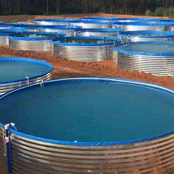 Cheap Corrugated Water Tank Irrigation System for Farms Arid Hill 100000 Liter Water Tank Factory Stock