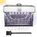 Solar-powered Light-sensitive Bug Zappers Indoor Outdoor Dual-use Mosquito & Fly Trap with IP33 Rating Electric Shock Technology
