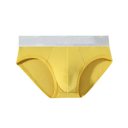 Customized men's briefs elastic polyester milk silk sexy men's briefs low waist large underwear