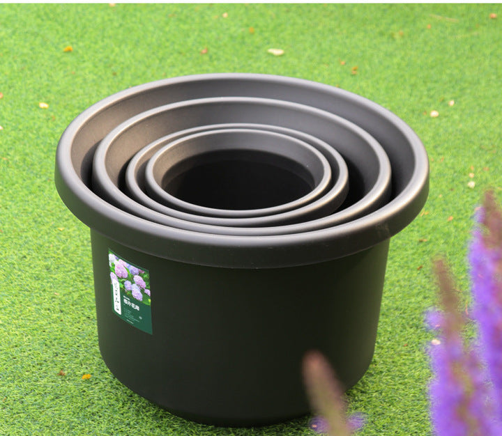 Outdoor Garden Durable Round Big Planters Vegetable Tree Plastic Large Flower Pot of Plants