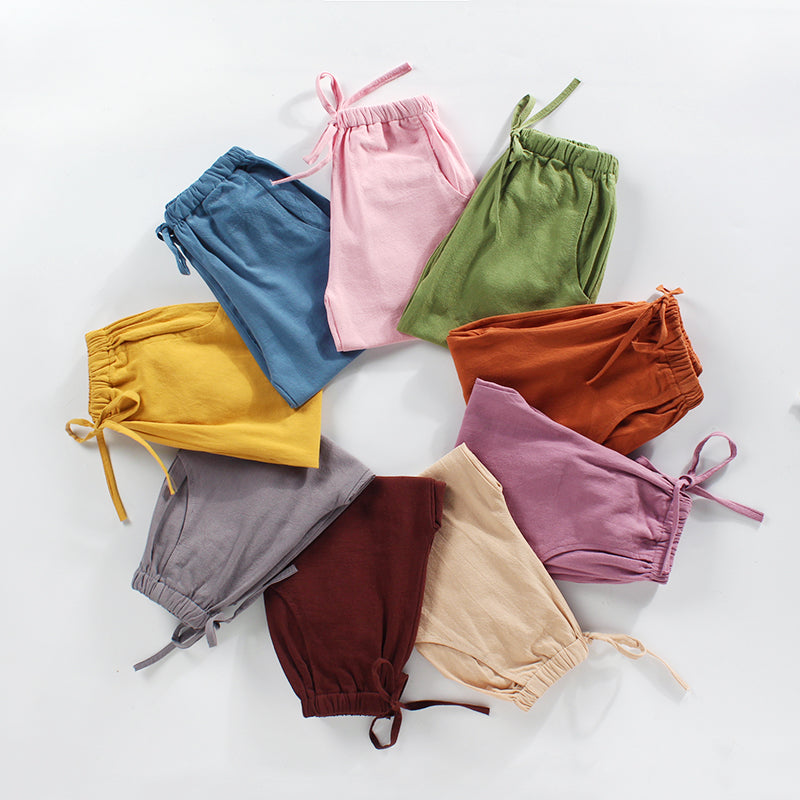 Children Pants Kids Pants Children Loose Casual Patchwork Trousers Girls Kids Oversized Pants