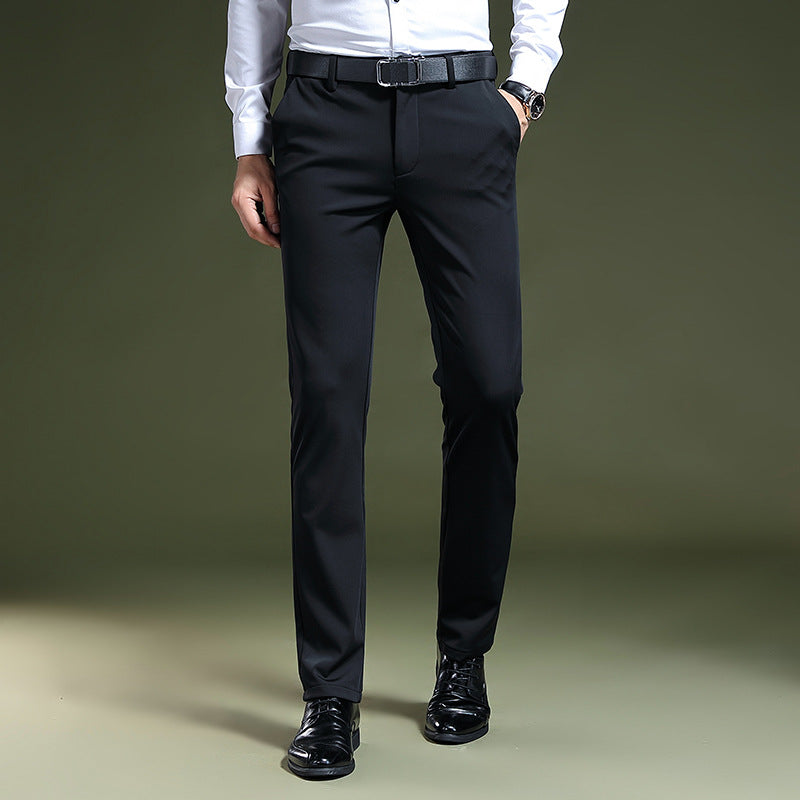 2023 new arrival Men Pants business casual high rebound easy-care upmarket fashion pant