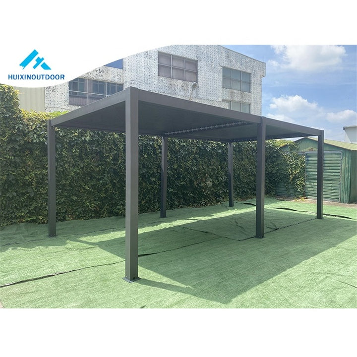 Factory Wholesale Terrace Sunscreen Pergola Patio Sun Shade Roof and Screen Louver Aluminum Uplion Gazebo