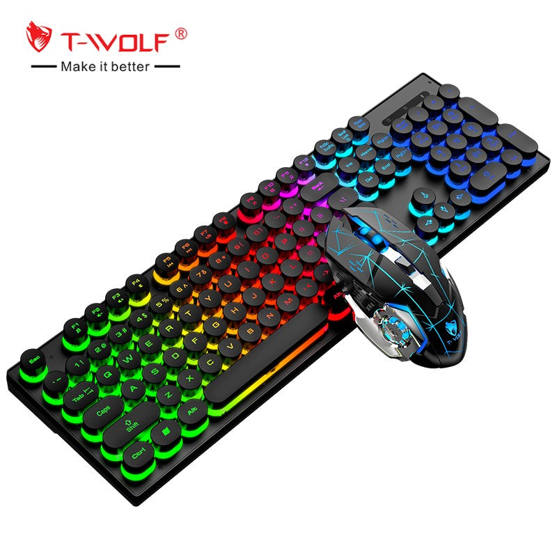 Wholesale New Products gaming keyboard and mouse combos Wireless Office Laptop Game RGB PC Computer wireless mouse and keyboard
