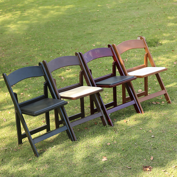 Wholesale Wedding Banquet Hotel Garden Restaurant Furniture White Resin Plastic Wimbledon Folding Chairs for Event