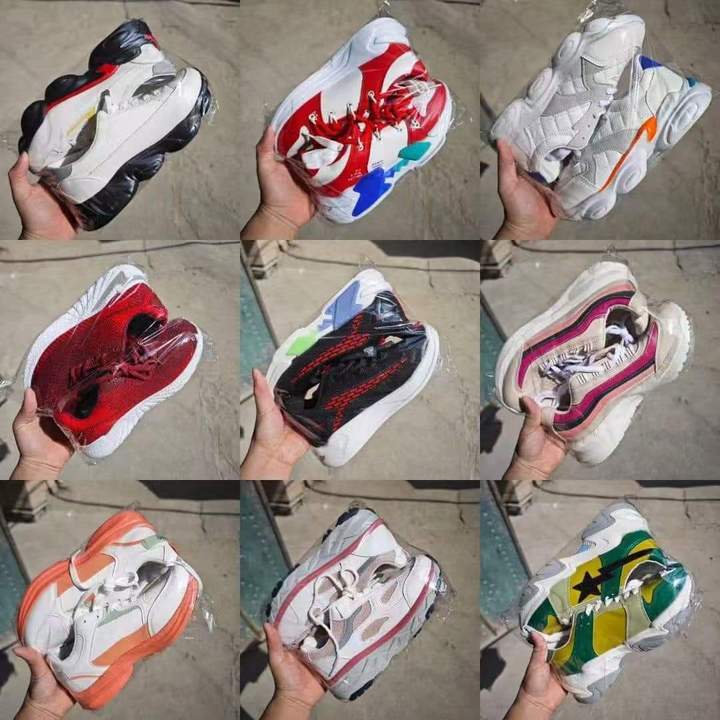 Cheap Children's Sneaker Breathable Sports Shoes Casual Shoes for Boys and Girls Stock Mixed Design Wholesale