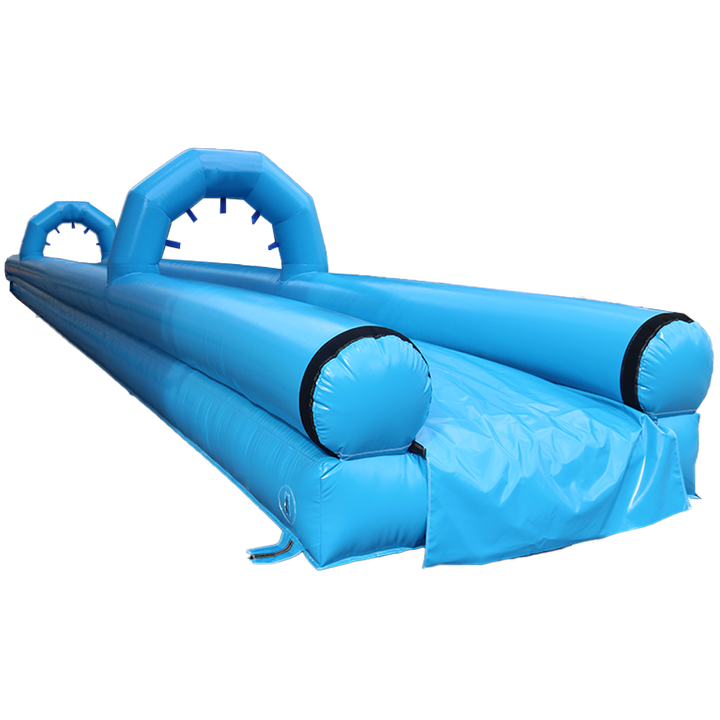 Customized Games Inflatable Water Park City Slide Single lane Slip