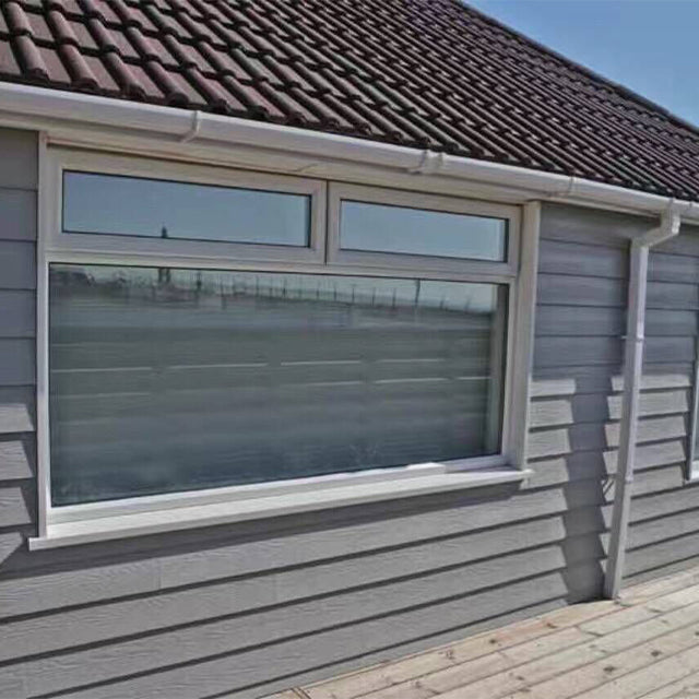 Colored Fiber Cement Board Wood Grain Panel Exterior Wall Philippines