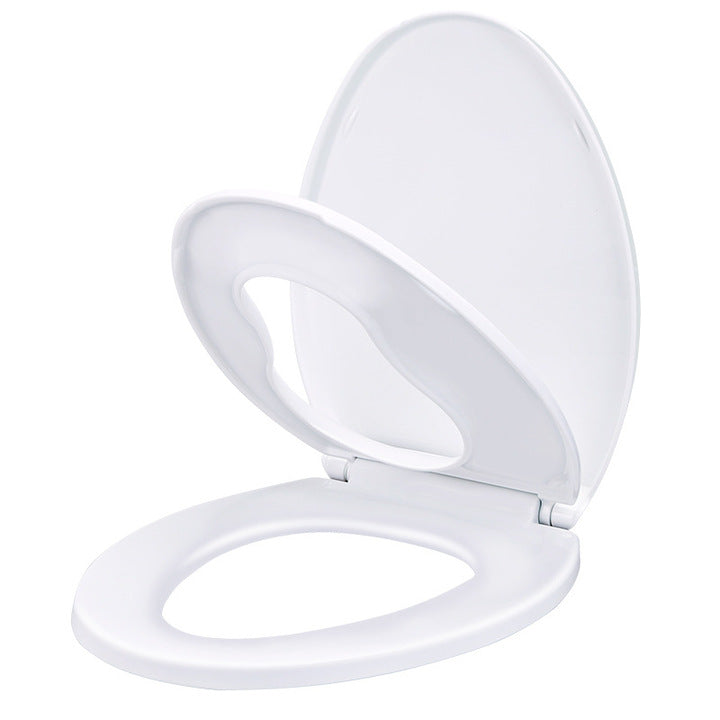 Modern Design Universal Slow-Close Toilet Seat Water Pressure Adjustment PP Material Open Front Bathroom Use 1 Year Warranty