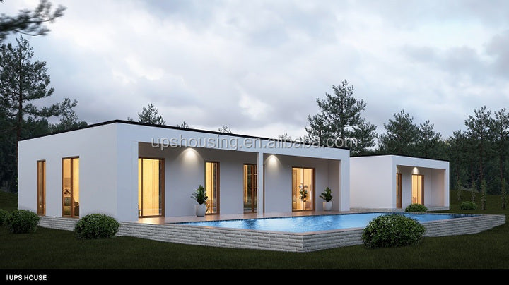 2024 Double Story Expandable High Quality Eps Foam Cement Prefabricated Restaurant/house/villa