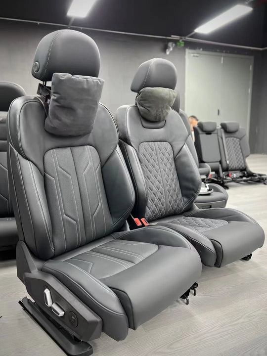 Source Factory for Audi Full Set Leather Seat Cover Cowhide Car Seat Cover for Audi A4 A6 A7 A8