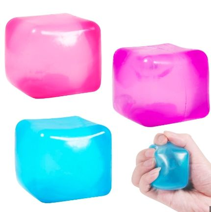 Schylling Needoh Nice Cube -Sensory Squeeze Toy with Super Solid Squish