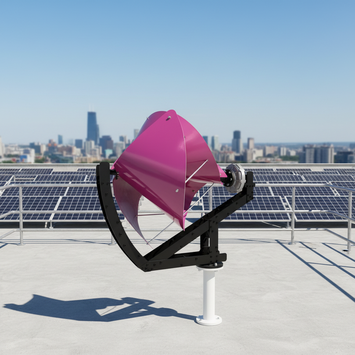 Elege Low Start Speed 2.5m/s 1kW 1000W Off Grid Wind Turbine Generator 12V 24V for Home Farm Boat City Use Wind Energy System