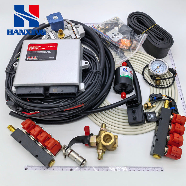 LPG/CNG Vehicle Oil-to-Gas Conversion AEB2568 Eight-Cylinder Natural Gas Kit Gas Vehicle Accessories Standard Fitment