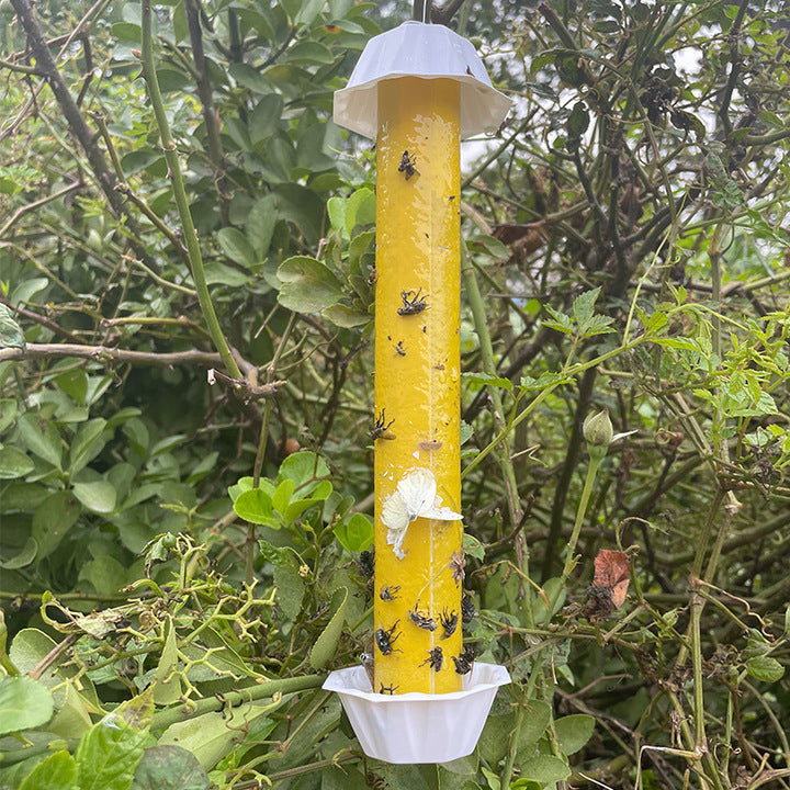 2025 Hot Sales Non-Toxic and Odorless Fly Trap New Solid Plastic Glue Trap with Hook for Fly Lanterns