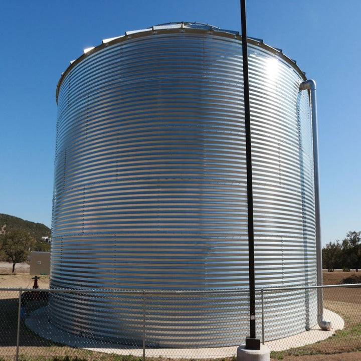 Cheap Corrugated Water Tank Irrigation System for Farms Arid Hill 100000 Liter Water Tank Factory Stock
