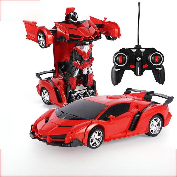 Rechargeable Toy Car with Remote Deformation Feature Car Robot Model Perfect for Celebration Events