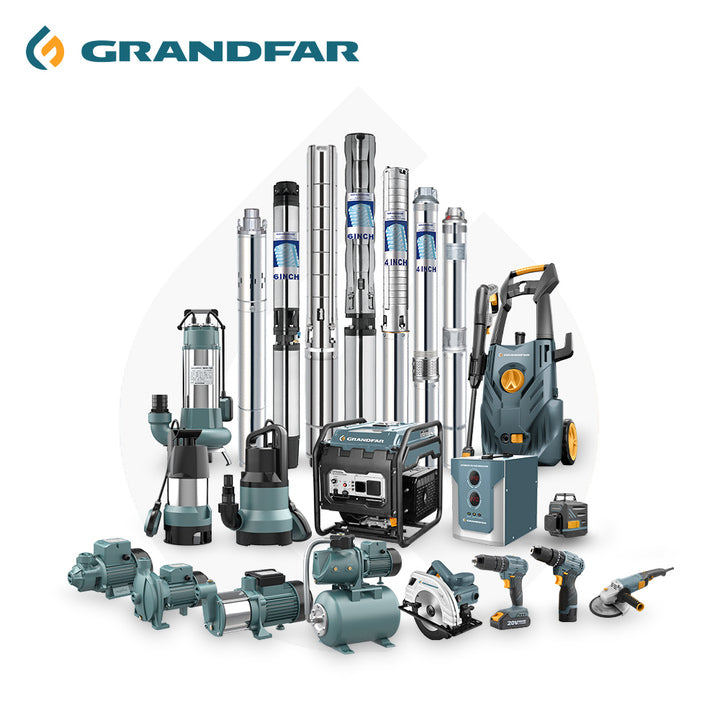 Grandfar 3HP Portable Solar Pump System Deep Well Solar Powered Water Pump for Agriculture Solar Pumps