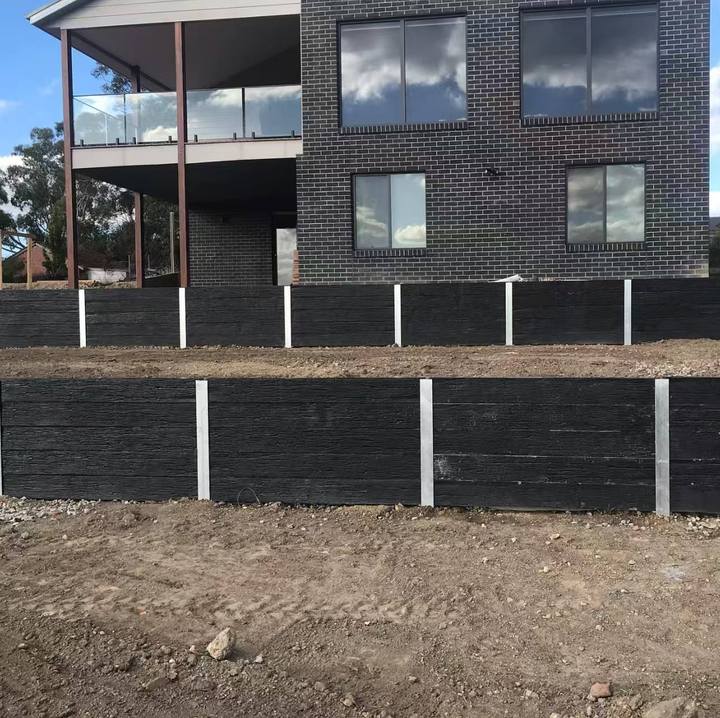 Australian Standard Galvanized Steel Retaining Wall H C Post Landscape DIY