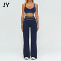 JY Wholesale Women's Sportswear Outdoor Tight Sports Suits Gym Set Fitness Sets Custom Logo Yoga Sets for Women Activewear