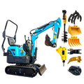 China Ce/epa/euro 5 Excavators 1 Ton 2 Ton 2.5 Ton 3 Ton Mini Excavator Hydraulic Mini Digger Free Shipping