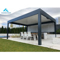 Factory Wholesale Terrace Sunscreen Pergola Patio Sun Shade Roof and Screen Louver Aluminum Uplion Gazebo