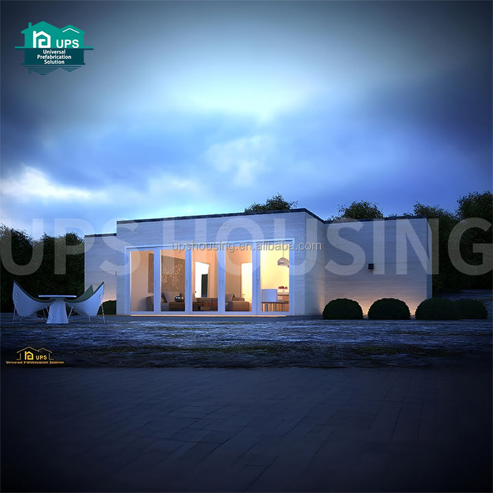 Luxury Prefab House 3 Bedroom Twin Skin Cabin Large Villa
