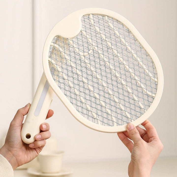 Wholesale Summer Kitchen Indoor Fly Killer Bug Zapper Type-c USB Rechargeable Electric Fly Swatter Racket Plastic