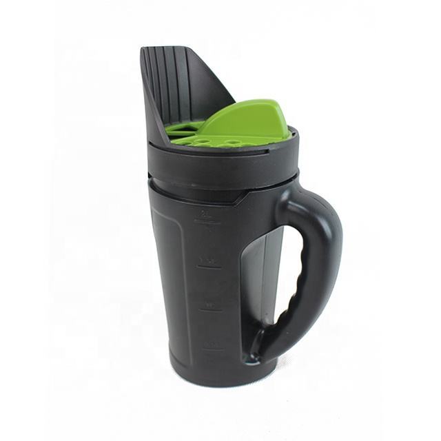 Adjustable 80oz Openings Anti Clog Hand Fertilizer Spreader Shaker Factory Customized Sustainable Handheld Seed Spreader