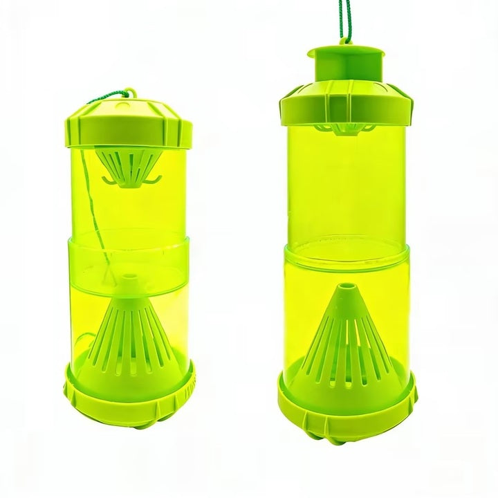 2 Pack Solid Telescopic Dual-use Columnar Wasp Trap Fly Insect Trap Long-Lasting (>480 Hours) Garden Outdoor