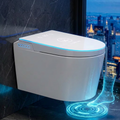Modern Style Wall Hung Smart Bidet Toilet Seat Bathroom Wall Mounted Automatic Flush Intelligent Electric Smart Home Products