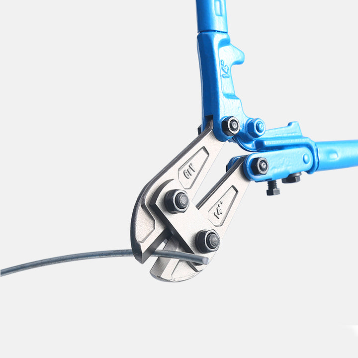 YTH Heavy Duty CRV Steel Bolt Cutter with TPR Handle for Cutting Steel Bars Steel Wires Iron Wires and Lock Opening