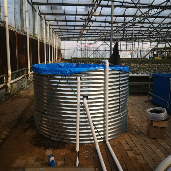 Cheap Corrugated Water Tank Irrigation System for Farms Arid Hill 100000 Liter Water Tank Factory Stock