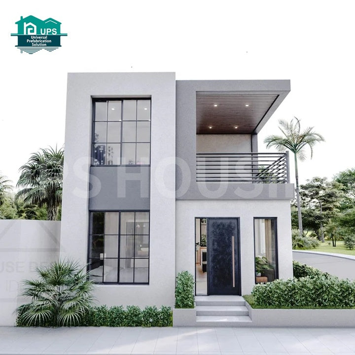 Airbnb for Sandwich Panel Waterproof Prefabricated House with Slab System for Real Estate Courtyard & Dining Applications