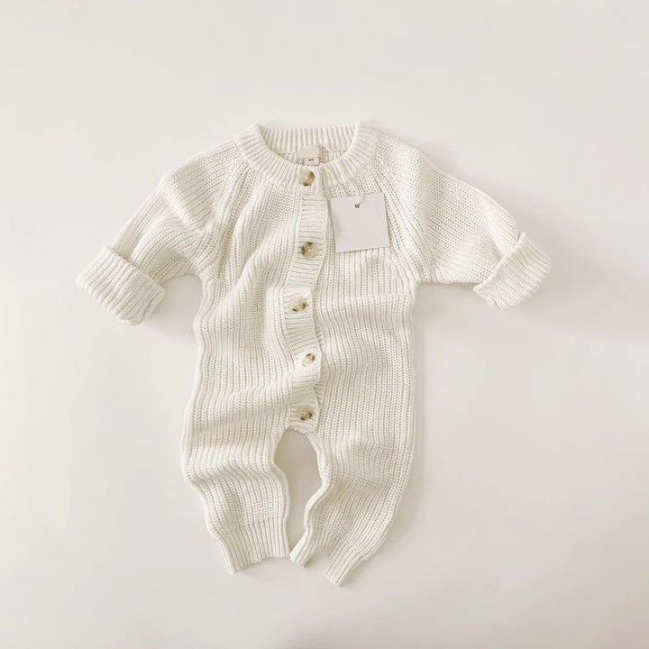 Oem Winter Fall Baby Sweater Knitted Rompers Boutiques Baby Rompers Organic Cotton Baby Clothes 0-3month