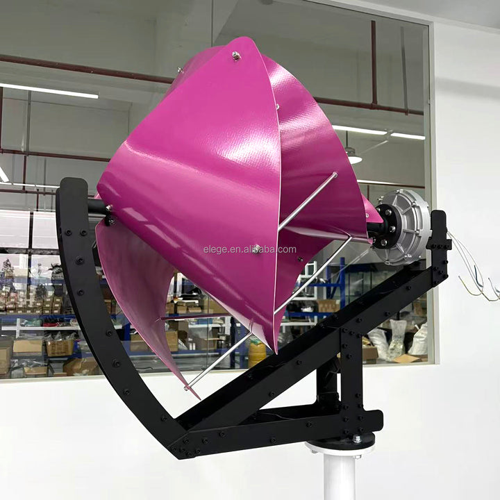 Small Vertical Wind Turbines Solar Power Generator System 1KW 12v Home Use Efficient and Eco-Friendly for Home
