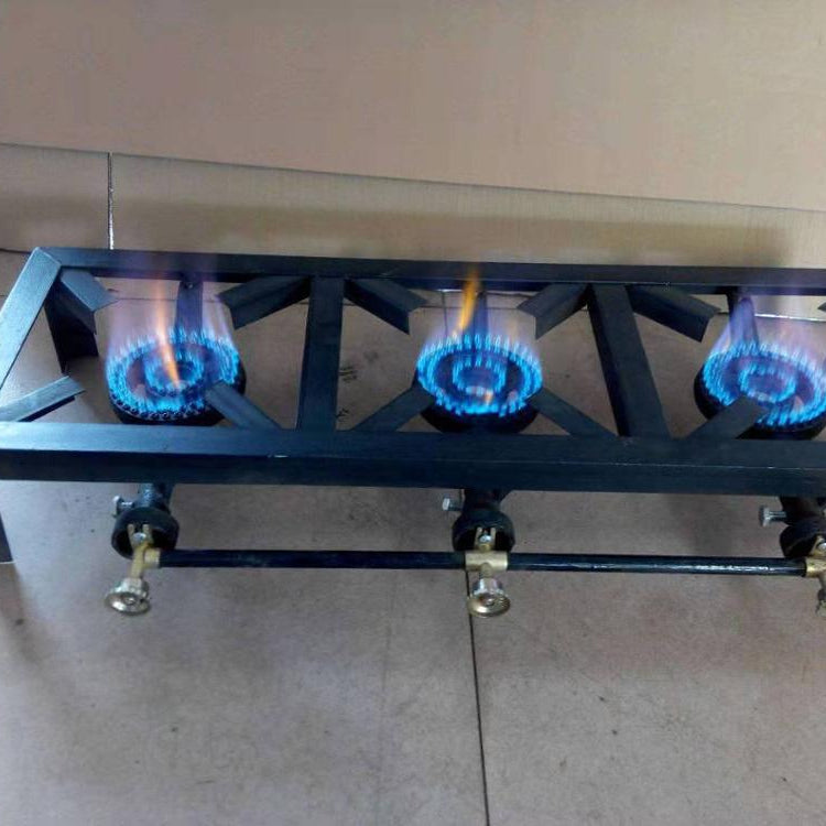 12 months warranty commercial kitchen countertop big burner gas stove oven