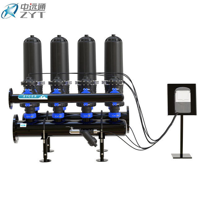 Aiger Automatic Backwash Industrial Irrigation Disc Filter for Waste/Water Treatment