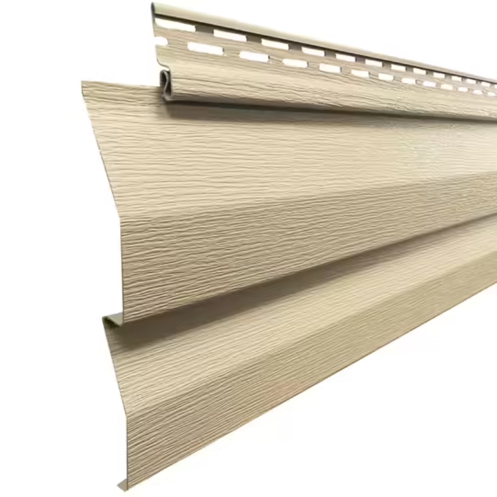 Anti-UV PVC Exterior Wall Panels Long Lifespan Vinyl Siding for Home Cabin Garden House Office Buildings Modern House Decoration
