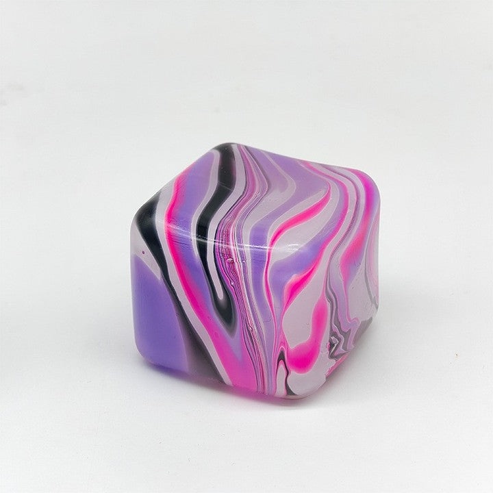 Nice Cube Swirl - Sensory Toy with a Super Solid Squish - Unique, Swirling Color Blend